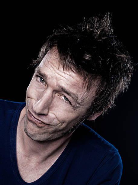 istock Funny Man Portrait grimacing suspicious 106496853