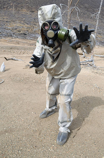 istock The person with Gas mask 106497239