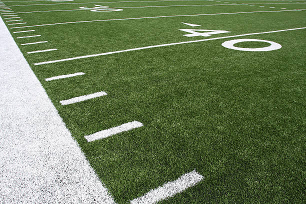 istock American Football Field Yard Lines 106497616