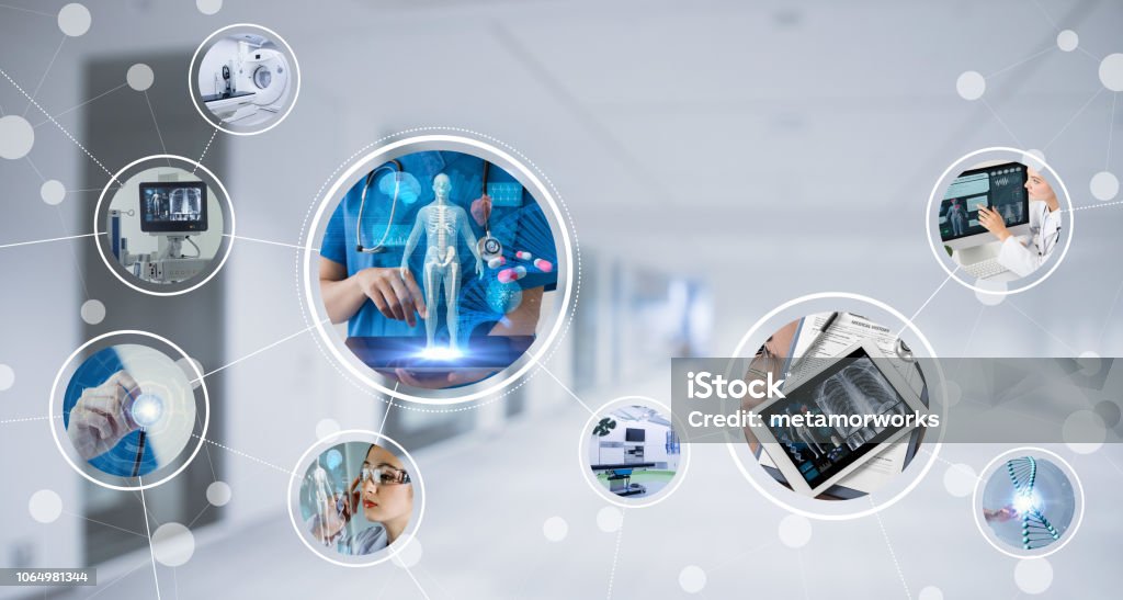 Medical technology concept. Healthcare And Medicine Stock Photo