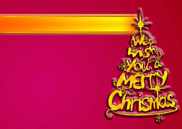 Christmas holidays composition on Red background with copy space for your text. Red Christmas Background with Border. Chic Christmas Greeting Card.