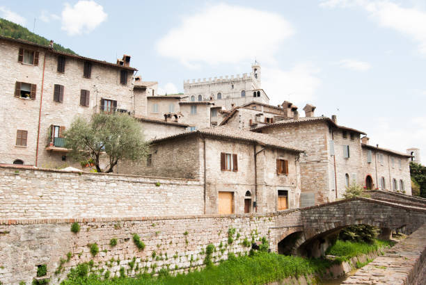 istock Ducal palace at the top and typical houses 1065002934