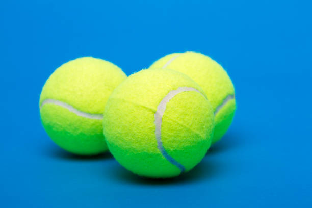 istock Isolated tennis balls 1065004540