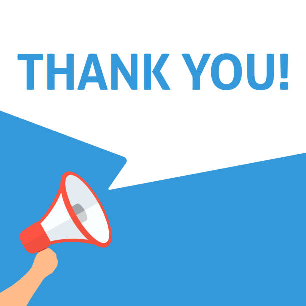 istock Hand Holding Megaphone With THANK YOU! Announcement 1065010000