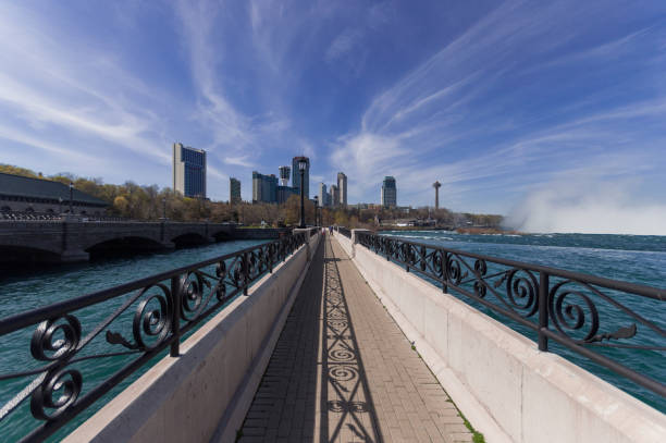 istock View at bridge near Niagara Falls from Canadian side at summer time 1065010114
