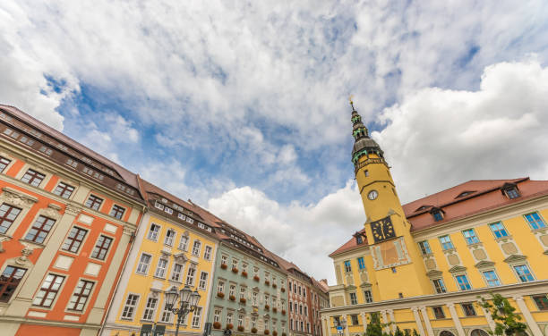 istock Main market with town hall in Bautzen 1065015922