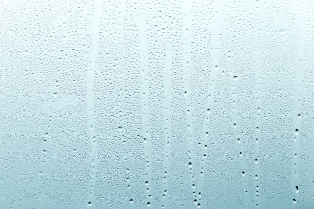 istock Bad weather day, rain on the glass 1065029028