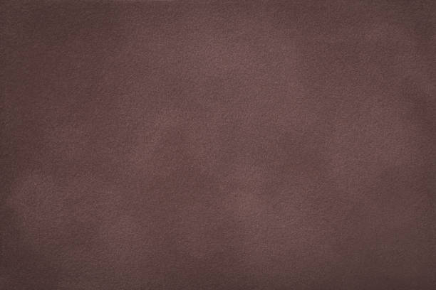 istock Dark brown matt suede fabric closeup. Velvet texture. 1065039838