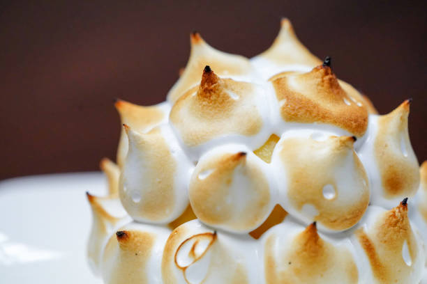 istock Closeup crown sweet pie cake. 1065069594