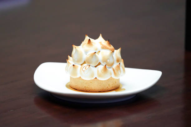 istock Closeup crown sweet pie cake. 1065069612