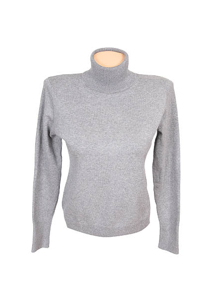 istock Beautiful modern grey sweater on a white. 106507045
