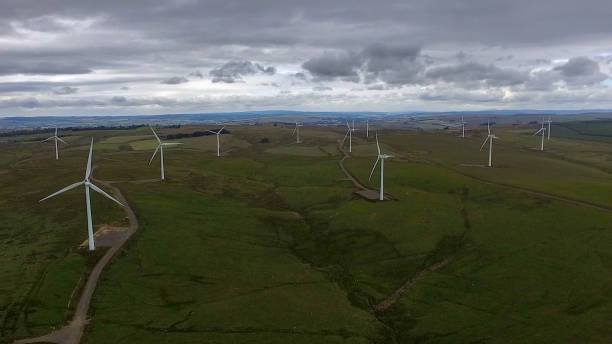 istock Wind Turbines and moody skies 1065078102