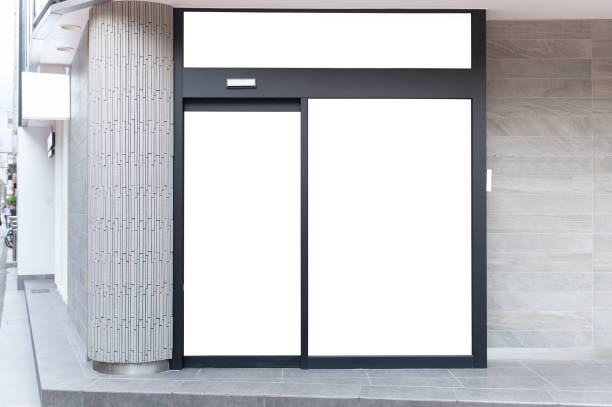 istock Shop Boutique Store Front with Big Window and Place for Name 1065087908