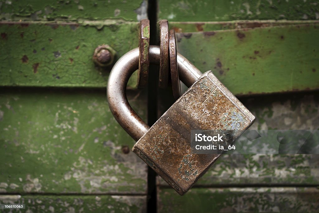 Door padlock  Accessibility Stock Photo