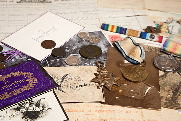 Researching the Family Tree  world war i photos stock pictures, royalty-free photos & images