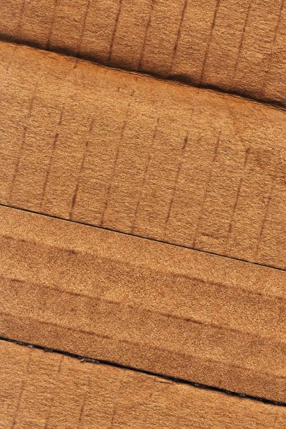 istock Recycle Brown Corrugated Cardboard Cut Rough Grooved Grunge Texture Sample 1065109602