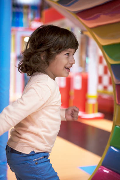 istock Happy little boy have Fun in the playground. 1065109870