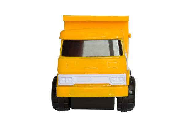 istock Toy car excavator isolated on the white background. 1065111454