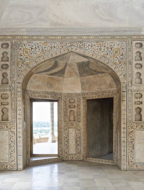 istock Architectural Details :  Marble Hall At Agra Fort, India 1065117296