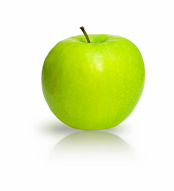 istock green apple isolated on the white 106511741