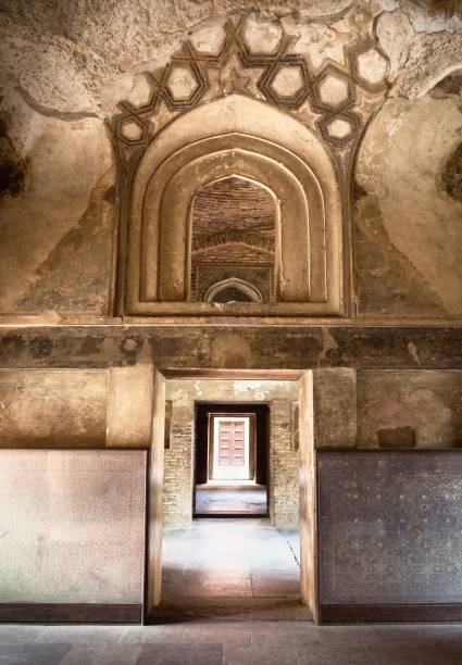 istock Architectural Details : Decorative Wall At Agra Fort, India 1065117436