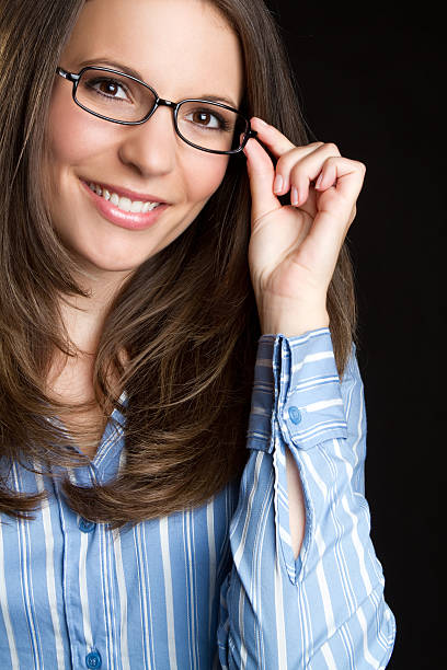istock Beautiful Eyeglasses Woman 106511775