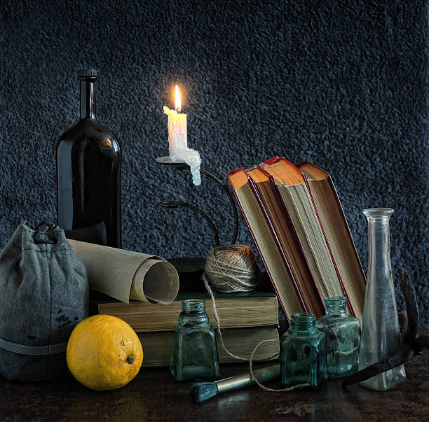 istock Classic Still Life with Candle 106511834