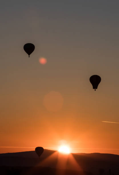 istock Balloon in the sunset 1065118840