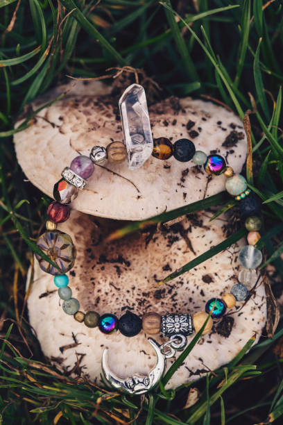 istock Colorful natural mineral beads bracelet 1065119072