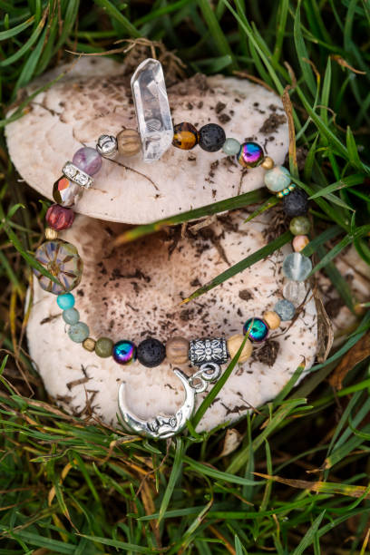 istock Colorful natural mineral beads bracelet 1065119076