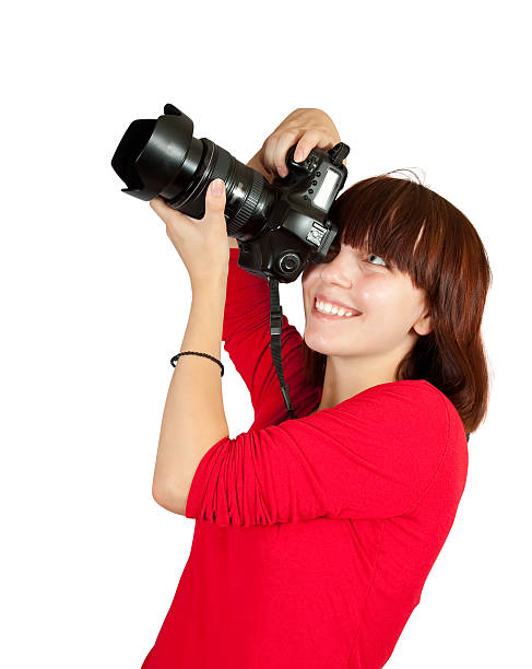 istock girl with photocamera 106511931
