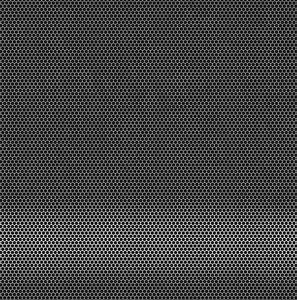 istock Background - metal surface with holes 106511989
