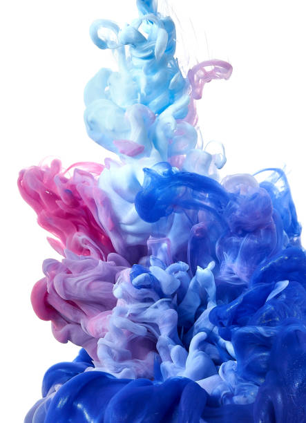 istock Ink in water. Splash paint mixing. Multicolored liquid dye. Abstract background color 1065124260
