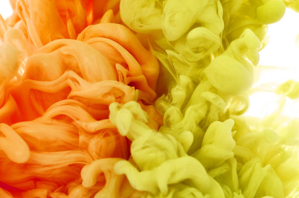 istock Ink in water. Splash paint mixing. Multicolored liquid dye. Abstract background color 1065125078