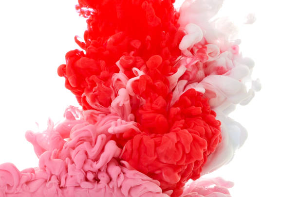 istock Ink in water. Splash paint mixing. Multicolored liquid dye. Abstract background color 1065126202