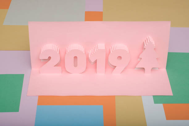 istock Merry Christmas and Happy New 2019 year. 1065127702