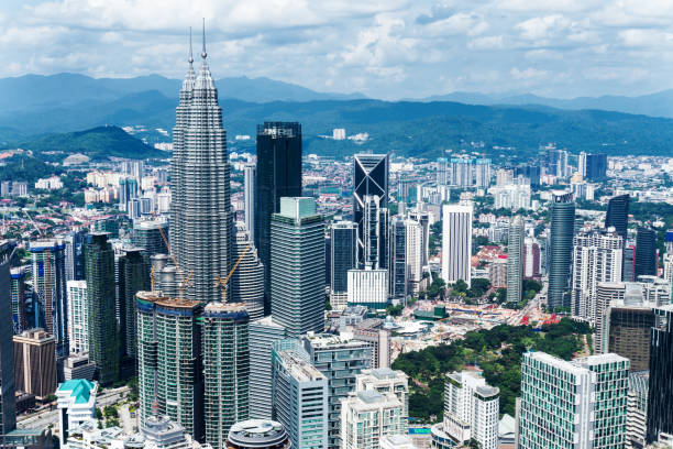 istock Kuala Lumpur city skyline with skyscrapers 1065134862
