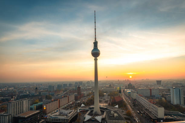 istock Berlin Tv-Tower at sunset 1065135330