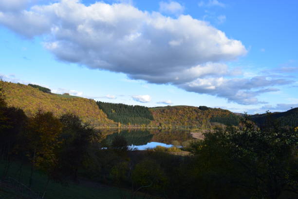 istock Caldera lake Meerfelder Maar in autumn light 1065142088