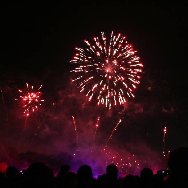 istock A view of some fireworks at Battersea Park 1065147356