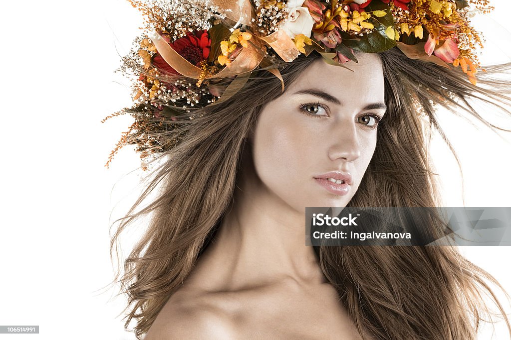Jesienią fairy - Zbiór zdjęć royalty-free (Biały)