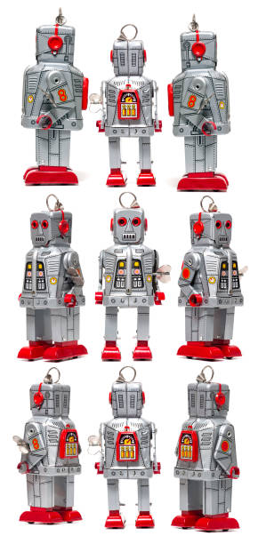 istock Vintage tin robot toy 1065151374