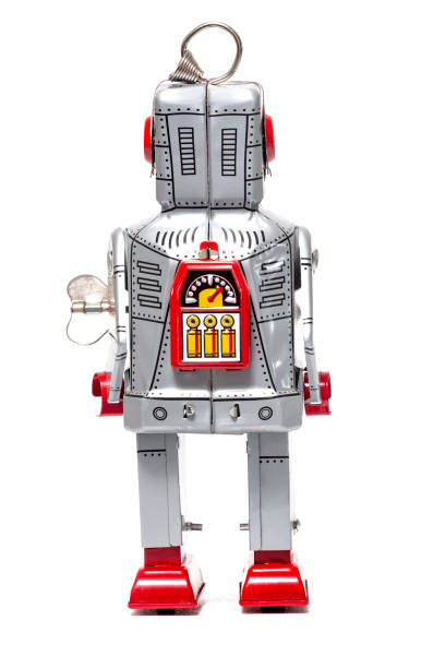 istock Vintage tin robot toy 1065151404