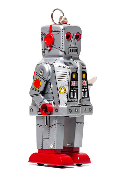 istock Vintage tin robot toy 1065151408