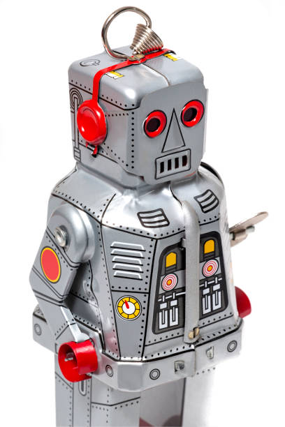 istock Vintage tin robot toy 1065151412