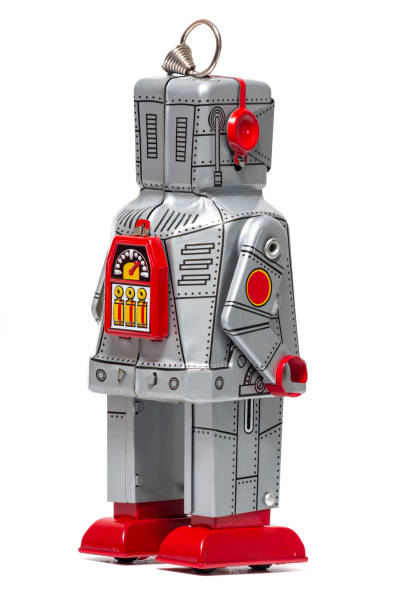 istock Vintage tin robot toy 1065151418
