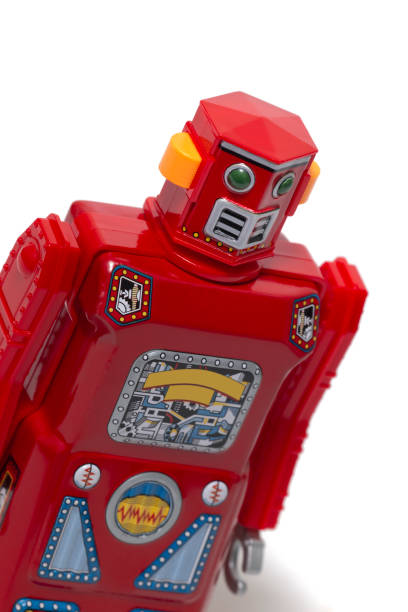 istock Vintage tin robot toy 1065151596