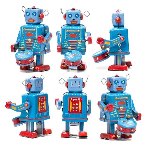 istock Vintage tin robot toy 1065151780