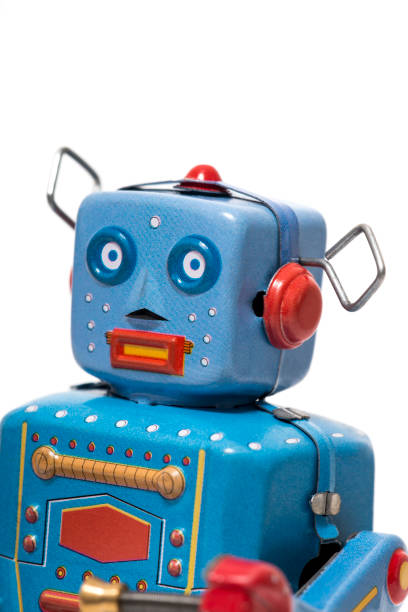 istock Vintage tin robot toy 1065151788