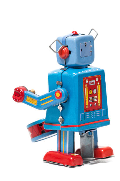 istock Vintage tin robot toy 1065151790